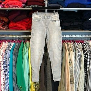 Denizen high rise ankle skinny gray jeans size 2​